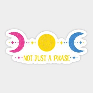 Not just a phase (pansexual pride) Sticker